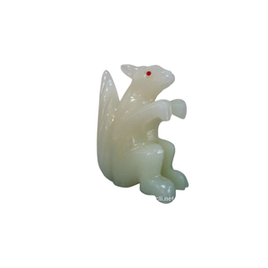 Figurine d'animal en onyx poli personnalisé Statue en marbre élégante sculptée à la main Étagères à cadeaux artisanales pour dessus de table Ensembles à collectionner - Product Image 6