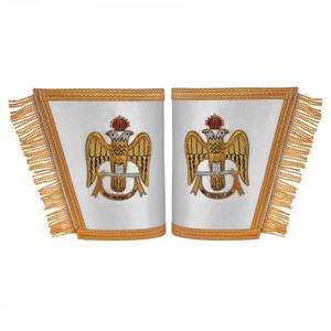 Masonic Past Master <b>Apron</b> 100% Lambskin & Chain Collar - Product Image 5