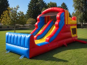Professional Inflatable Playground 6x2,15x2,85 m – PVC Bouncy <b>Slide</b> – Outdoor/<b>Indoor</b> Professional Use – EU Compliance - Product Image 2