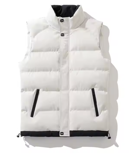 Gran oferta 2025, chaquetas cálidas de invierno sin mangas con burbujas, chaleco acolchado de lana personalizado para hombres - Product Image 1