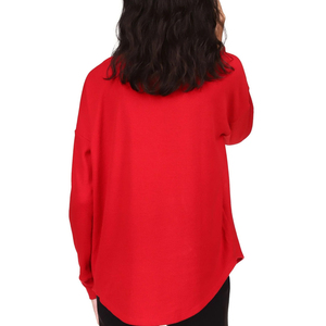 Sudadera de Invierno para Mujer, Cuello Redondo, Estilo Holgado, Logotipo Personalizado en la Parte Delantera, Moda Urbana Ecológica - Product Image 4