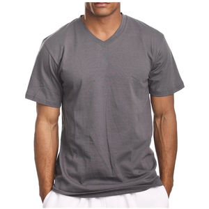 T-shirts à manches courtes pour hommes vente en gros de vêtements d'été de haute qualité pour hommes T-shirts personnalisés à col en V pour hommes - Product Image 5