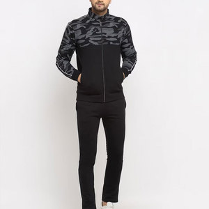 Ensemble de survêtement pour homme en coton 100% lourd, décontracté pour l'hiver - Doux et respirant pour les activités quotidiennes - Product Image 1