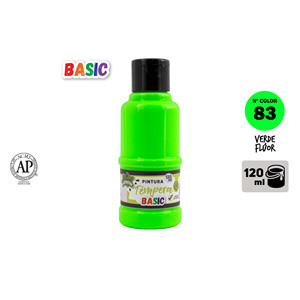 Tubi LED verde fluorescente da 120ml Tempera N83