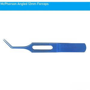 Fórceps tipo McPherson de alta precisión, eje de acero de 12mm, plataforma de atado en ángulo, Manual, certificado CE, quirúrgico ortopédico oftálmico - Product Image 6