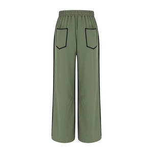 Haute qualité large femmes pantalons de survêtement longue jambe droite Joggers Baggy pantalons de survêtement 100% coton pantalons de survêtement lourds - Product Image 4