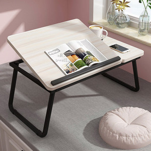 Table de lit pour ordinateur <span class=keywords><strong>portable</strong></span>, bureau <span class=keywords><strong>portable</strong></span> pliable avec fente pour tasse, support pour ordinateur <span class=keywords><strong>portable</strong></span>, plateau de petit-déjeuner pour <span class=keywords><strong>canapé</strong></span>, lit, support pour livre - Product Image 5