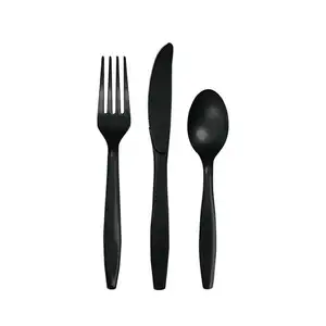 Bulk Order Cheap Cutlery Set Knife Fork Spoon and Soup Spoon Individual Pack Wholesale Cutlery Set Knife Ta
