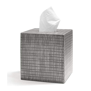 Stainless Steel Silver <b>Hammered</b> Tissue Box <b>Holder</b> - Product Image 4