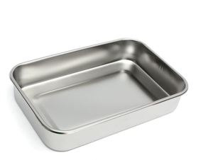 Organizador de bandeja de Instrumentos dentales manual con tapa, cajas de bandeja de acero para esterilización médica para cirugía y uso hospitalario - Product Image 4