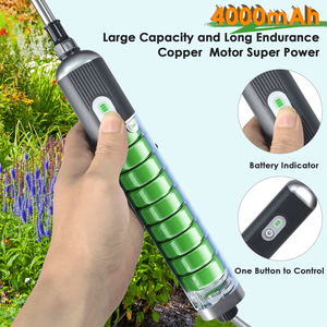 Pulvérisateurs agricoles de jardin alimentés par batterie Pulvérisateur de mauvaises herbes électrique Pulvérisateur à dos à poignée rechargeable USB 3 buses en cuivre - Product Image 4