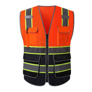Gilets de sécurité haute visibilité avec bandes réfléchissantes confortables, durables et parfaits pour tous les types de travail - Product Image 1