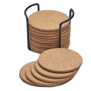 Sous-verres de table fabriqués à la main, bricolage personnalisé, vente en gros, absorbants d'eau, tasse à thé, ensemble de sous-verres, Sublimation, blancs - Product Image 4