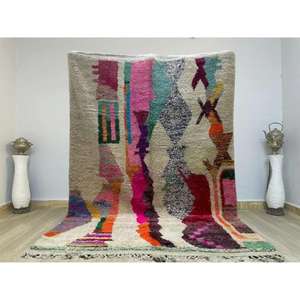 Tapis marocains faits main en laine, authentiques tapis berbères, laine naturelle, artisanat artisanal, taille et couleurs personnalisables, haute qualité - Product Image 3