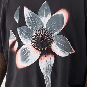 T-shirt imprimé élégant pour hommes, tenue décontractée, confortable, col rond, manches courtes, designs tendance, été léger - Product Image 5