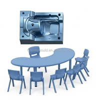 Moule d'injection personnalisé pour chaise et table en plastique - Service professionnel de moulage de composants de meubles