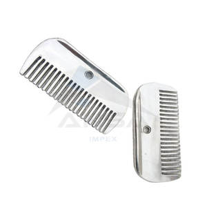 Professional Aluminium Mane Tail Comb <b>Horses</b> Lightweight <b>Grooming</b> Pulling Comb for Equine, Pony and Show <b>Grooming</b> Up - Product Image 2