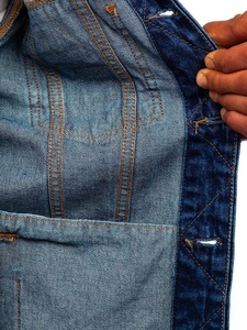 OEM Customized High Quality Men's <b>Denim</b> <b>Jacket</b> Casual Winter Eco-Friendly Waterproof Reversible Oversize Demin <b>Jacket</b> for man - Product Image 5