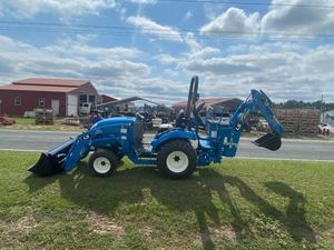 2024 LS Mini Tractor Cortacésped para montar con bomba retroexcavadora de carga frontal y componentes de rodamiento Venta mundial - Product Image 2