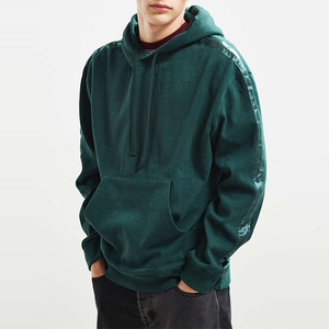 เสื้อมีฮู้ดซักแบบสวมหัวสำหรับผู้ชายผ้าฝ้ายเทอร์รี่สไตล์เกาหลีวินเทจ - Product Image 1