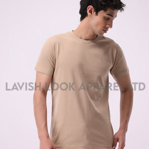 Camiseta Básica de Algodón 100% para Hombre, Cuello Redondo, Corte Regular, Multicolor, Lisa, Transpirable, con Logotipo Personalizado en la Parte Delantera, Ecológica, Antiarrugas - Product Image 4