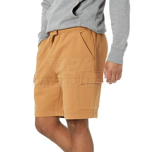 Coupe ample taille élastique en gros hommes coton polaire Shorts taille personnalisée hommes coton polaire Shorts pour un usage décontracté - Product Image 4