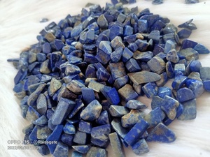 Puces de Lapis Lazuli Naturel en Vrac, Perles de Cristal Bleues pour Artisanat, Méditation, Décoration Feng Shui, Vente en Gros - Product Image 2