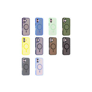 Netzy <b>Navy</b> Blue Luxury for iPhone 16 for Magsafe Compatible Matte Back Silicone Phone Protector Cover Compatible with 7 Plus - Product Image 2