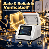 Testeur d'or XRF, analyse de la pureté de l'or, analyse des métaux précieux avec écran tactile et test intelligent