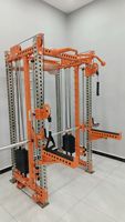 Rack d'entraînement multifonction BN pour le corps entier, idéal pour les studios de fitness, les hôtels et les salles de sport – Rack de musculation 3-en-1 avec machine Smith et système de charge par plaques