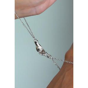 Coppia magnetica quotidiana che si tiene per mano bracciale d'amore - Product Image 5