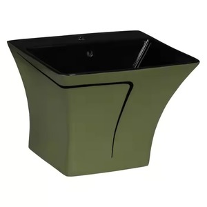 Offre Spéciale noir vert monobloc WC en porcelaine salle de bain sanitaire EWC Commode Set avec réservoir dissimulé pour application dans les toilettes - Product Image 4