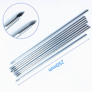 ชุดอุปกรณ์ผ่าตัดกระดูกสัตว์เลี้ยง Surgiright 10 ชิ้น/ชุด ทำจากสแตนเลสคุณภาพสูง แบบเกลียวบางส่วน ยี่ห้อ Kirschner - Product Image 2