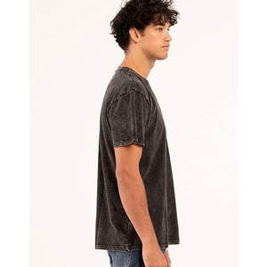 Vêtements de mode grande taille, t-shirts pour hommes à col rond, lavage à l'acide, haute qualité, t-shirts pour hommes à col rond, lavage à l'acide - Product Image 2