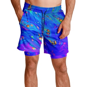 Pantalones Cortos Sublimados para Hombre, Totalmente Personalizados, Estilo Urbano, Transpirables, Ecológicos, Tela de Lona de Primera Calidad - Product Image 1