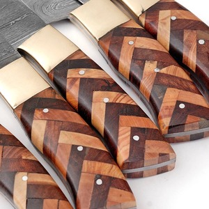 100% ensembles de couteaux de chef en acier damas de haute qualité en gros pas cher prix ensemble de couteaux de chef Offre Spéciale à vendre - Product Image 6