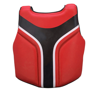 Protection Thoracique de Haute Qualité pour la Boxe, Couleurs Noir et Rouge, Meilleure Vente 2026, par ABDULLAH MARTIAL ARTS - Product Image 1