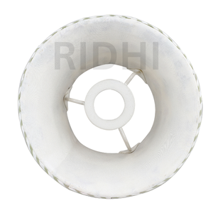 Pantalla de Lámpara de Algodón con Estampado Floral Amarillo Jazmín, Hecha a Mano en India, Decoración de Interiores para el Hogar, Lujo Artesanal - Product Image 6