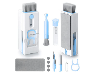 Kit de nettoyage pour clavier d'ordinateur portable 11 en 1, kit de nettoyage électronique pour iPhone, brosse pour téléphone portable, outil pour <span class=keywords><strong>Airpods</strong></span>, tablette, ordinateur - Product Image 2