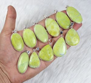 Top Quality Lemon <b>Opal</b> Gemstone Pendant Bezel Pendant Sterling Silver Pendant Jewelry Wholesale <b>Necklace</b> Jewelry - Product Image 3