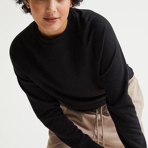 Fashionable Women's <b>Sweatshirts</b> Slim Fit Design Green Color Long Sleeves Cotton Made <b>Sweatshirts</b> - Product Image 3