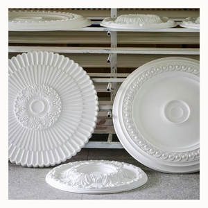 Medallón de Techo de Poliuretano Ecológico Europeo para Villas y Hoteles, Precio de Fábrica, para Redecoración del Hogar - Product Image 3