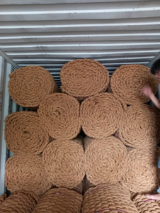 Rollo de fibra de coco-Alfombrilla de fibra de coco ecológica y creativa para materiales artesanales y revestimientos de cestas-Alfombrilla de fibra de coco premium y natural - Product Image 3