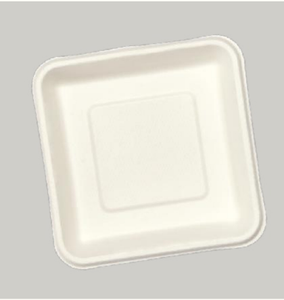 Bandeja cuadrada duradera 1D, tamaño de 137x137mm con 21mm de profundidad, ideal para servir alimentos, aperitivos, catering y uso doméstico - Product Image 3