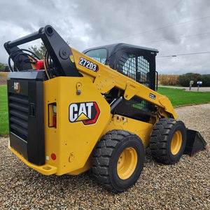 รถตักล้อยางดีเซล CAT 272D3 สีเหลือง อุปกรณ์ก่อสร้างมือสอง - Product Image 1
