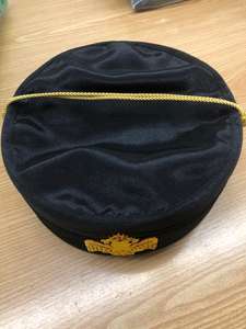 Gorro Masónico de Alta Calidad Bordado a Mano con Alas Descendentes del 32º Grado, Color Negro, Corona Masónica Personalizada del 32º Grado - Product Image 6