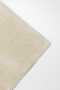 Cream Beige Plush Shaggy Rug Washable 25mm Thick <b>Cushioned</b> Hypoallergenic Nordic Minimalist Polyester Cotton Back Non Slip - Product Image 4