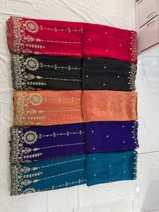 ผ้าไหม Fendy สำหรับผู้หญิงผ้าสิ่งทอวัตถุดิบสิ่งทอด้วยลูกปัดสีทองสำหรับงานทำเสื้อผ้า - Product Image 5