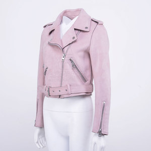 Chaqueta de Cuero de Gamuza para Mujer - Diseño Tejido Elegante para Invierno, Ecológica y Transpirable para Uso Casual y al Aire Libre - Product Image 2