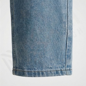 Jeans en denim droit décontractés pour femmes, fabricants de vêtements de rue élégants, usage quotidien, qualité supérieure, pantalons tendance - Product Image 6